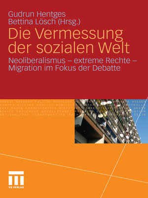 cover image of Die Vermessung der sozialen Welt